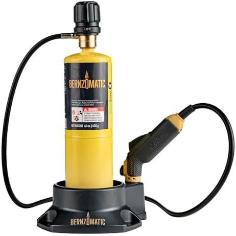 Bernzomatic FirePoint Creator Tool, Precision Flame Hand Torch for use with Bernzomatic MAP-Pro or Propane Fuel (Firepoint Tool + 3 MAP Pro Cylinders) - Image 2
