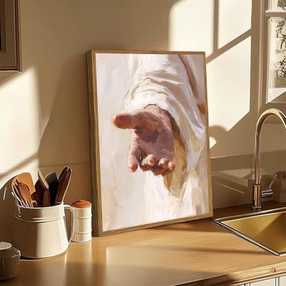 Jesus Paint by Numbers Kit for Adults Framed Canvas, Frameworkless - Image 4