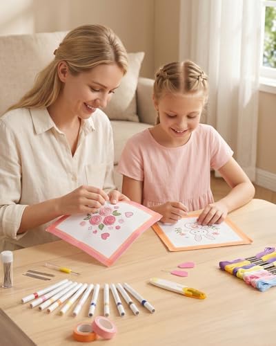 Zplontya 58PCS Needlepoint Canvas Starter Kit for Needlepoint&Cross Stitch - Image 5