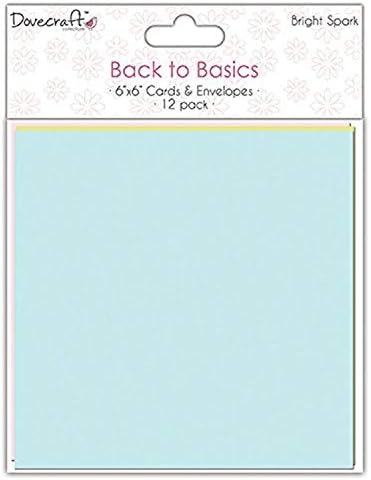 Trimcraft Back to Basics Bright Spark Cards & Envelopes by Dovecraft