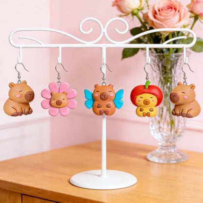 13Pcs Capybara Polymer Clay Cutters Clay Earrings Cutters for Adults Polymer Jewelry Cutter for Earrings Making Party Festival DIY Supplies - Image 3