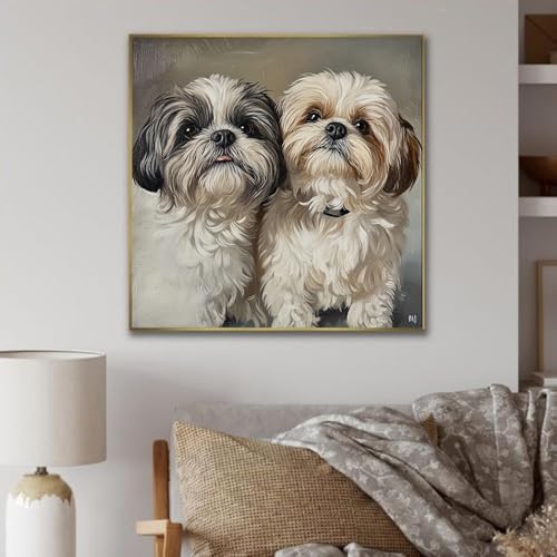 Xylogist Dog Diamond Art Kits for Adults 13.8x13.8 inch - Image 3