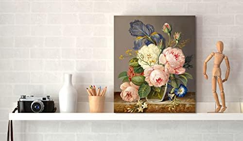 Artmaple Paint by Number for Adults Beginner Students,Ideal Gift Choice for Birthday or Any Festival, DIY Acrylic Painting Kit for Hoom Decor Canvas ONLY (A Bunch of Flowers 16x20) - Image 3