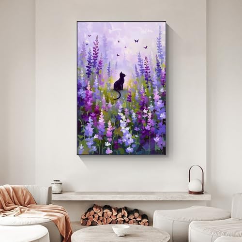 Flowers Framed Paint by Numbers Kit for Adults Beginner & Kids Ages 8-12 - Image 6