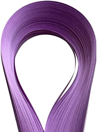ODETOJOY Quilling Paper Strips - Purple (3mm, 5mm, 10mm) - 21 Inch Length - Non-Foldable - For Adults - Modern Style - Paper Craft Kit - Image 2