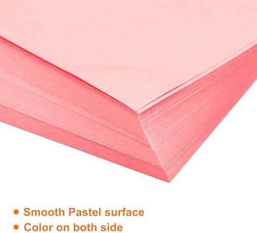 MECCANIXITY 75 Sheet Origami Paper Double Sided 6x6" Apricot Pink - Image 4