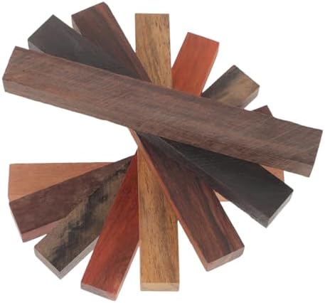 DOITOOL 16pcs Exotic Wood Blanks for Crafting Unique Patterns for Pen Making for Wood Turning Projects - Image 7