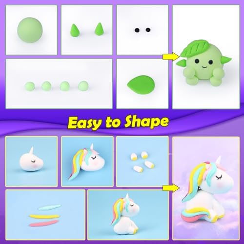 ESSENSON Air Dry Clay 104 Colors, Modeling Clay for Kids - Image 4