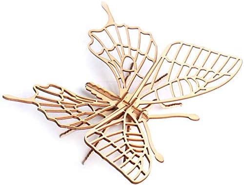 3D Wooden Insect Puzzle - 6 Piece Set Insect Animal Skeleton Assembly Model Puzzle - DIY Wooden Crafts 3D Puzzle - Wood STEM Gifts for Adults & Teens Birthday Gifts Christmas - Image 4
