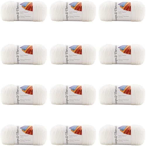 MICHAELS Bulk 12 Pack: Soft Classic™ Solid Yarn by Loops & Threads® - Image 7