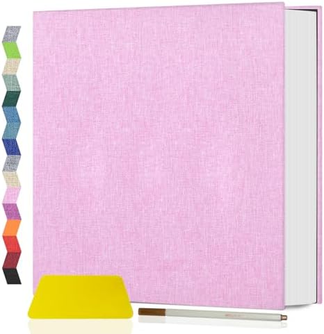 Popotop Photo Album Self Adhesive Scrapbook Album for 4x6 5x7 8x10 Pictures DIY Photo Book as Scrapbooking Supplies Kits, Birthday Gifts for Women Mom Wedding Baby Family Travel by Popotop