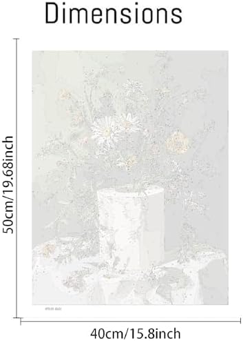 VIGEGU Flowers Paint by Numbers Kit for Adults Beginner,Easy Adult Paint by Number Kits on Canvas DIY Painting for Beginners Art by Numbers for Home Wall Decor 16x20 Inch - Image 4