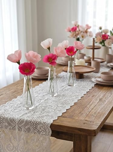 Pink Crepe Paper Poppy Bouquet Making Kit 24 pcs DIY Craft Set for Home Decor & Events Complete Craft Materials for Floral Art - Image 5