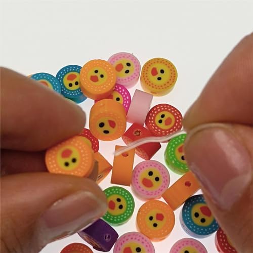 100pcs Duck Polymer Clay Spacer Beads for Women Jewelry Making DIY Bracelet Necklace Hair Clip Accessories (Duck) - Image 7