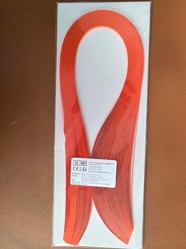 ODETOJOY Quilling Paper Strips 3mm Paper Quilling Set 120pcs Quilling Strips 1/8inch Single Color Star Origami Paper DIY Hand Crafts (OrangeRed) - Image 5