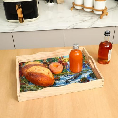 DOTSOPS DIY Mandala Diamond Painting Serving Tray with Handle for Adults - Image 5