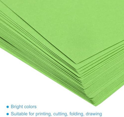 MECCANIXITY 100 Sheets Origami Paper Double Sided Grass Green 6x6 Inch Square Sheet for Art Craft Project, Beginners, Gifts Decor - Image 4