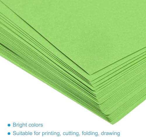 MECCANIXITY 50 Sheets Origami Paper Double Sided Grass Green 6x6 Inch Square Sheet for Art Craft Project, Beginners, Gifts Decor - Image 4