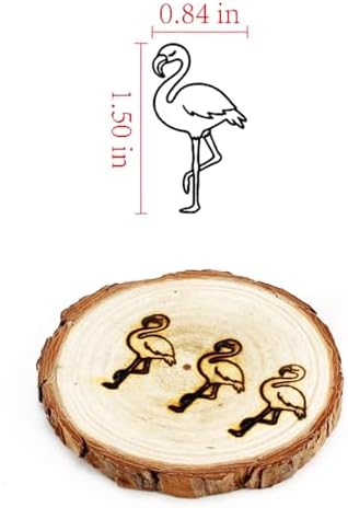1.5" Flamingo Branding Iron for Wood Hats Leather BBQ & Steak - Image 2
