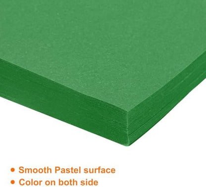 MECCANIXITY 75 Sheet Origami Paper Double Sided 8x8" Emerald Green - Image 4