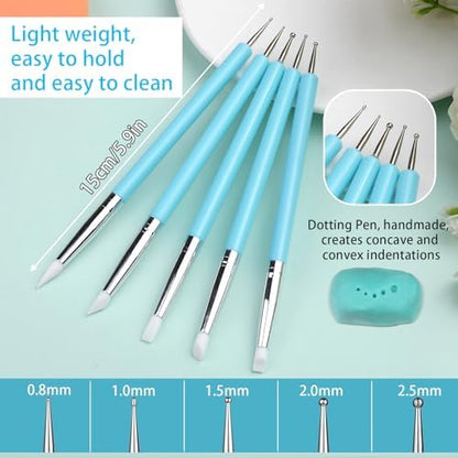Silicone Sculpting Tools, Pottery Tools, Clay Tools, Clay Sculpting Tools - Image 3