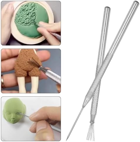 13 Pcs Wooden Clay Tools, Sculpting Tools, Clay Sculpting Tools, Ceramic Tools, Clay Modeling Kit Ceramics Trimming Tools Dotting Tool Molding Clay Accessories Miniature Clay Cutters for Beginner - Image 4