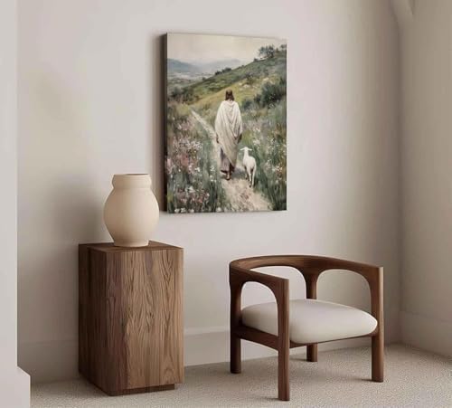 Christianity Paint by Numbers Kit for Adults Framed Canvas, Frameworkless - Image 5