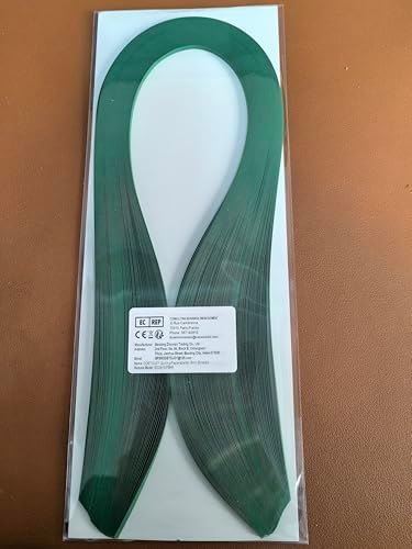 ODETOJOY 5mm Emerald Quilling Strips 120pcs Solid Color Filigree Paper for DIY Crafts Origami Stars Card Making Home Decor Durable Hand Craft Supplies - Image 5