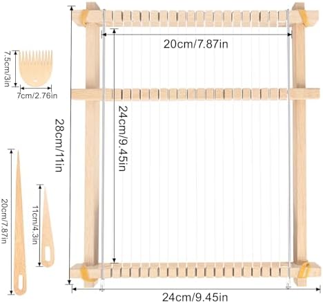 Lemonfilter 9.45x11 Weaving Loom for Kids Ages 6 8 10 Girls Beginners Gift - Image 2