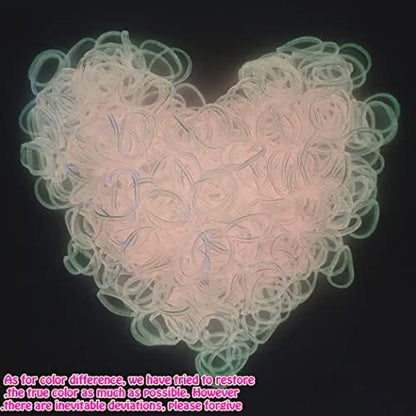 Loom Rubber Band Refill, Luminous Pink 900 Pcs. - Image 2