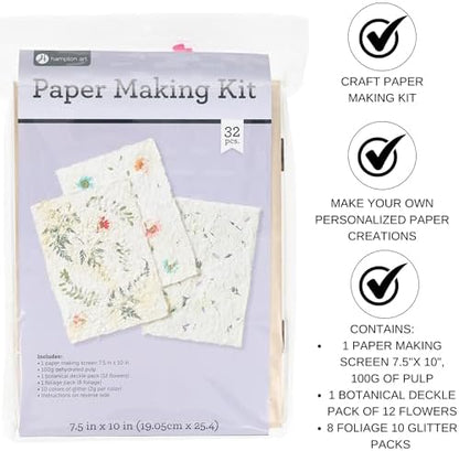 Hampton Art Paper Making Kit: Create Unique Homemade Paper with Ease – All-in-One Making Supplies for Creative Crafting, DIY Projects, and Personalized Stationery - Image 2