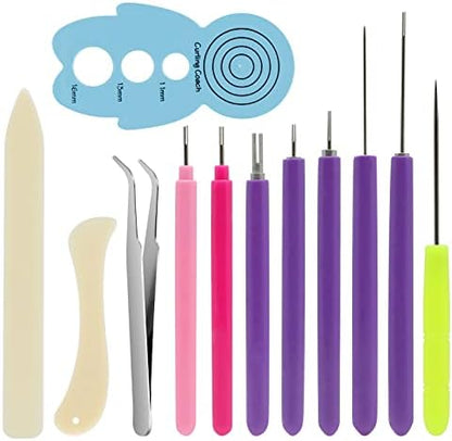 Paper Quilling Tools for Crafting(12 Pack) by FENGWANGLI