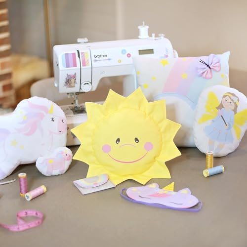 kullaloo Fabric Sewing kit for Beginners - with Video Instructions - Cut & Sew Fabric Panel with Unicorn and Fairy - DIY Carft for Girls (Magic World) - Image 3