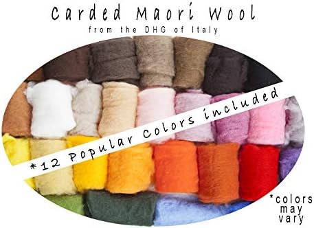 Needle Felting Kit for Beginners, 17 Wool Colors, Tools & Storage Case - Image 2