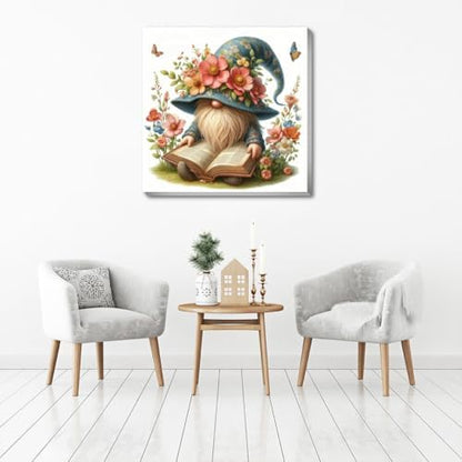 VIGEGU Gnome Book Paint by Numbers Kit for Adults Beginner with Framed - Image 7