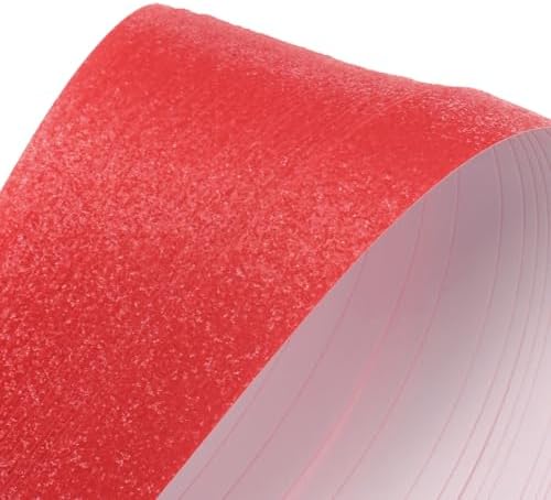 MECCANIXITY 360 Sheets Origami Paper Glitter Stars Papers Red Fold Paper for Beginner Arts Crafts Projects,0.4 x 9.3 Inch - Image 3