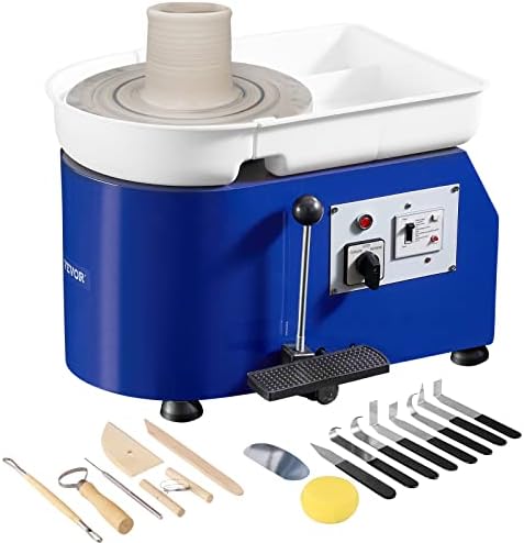 VEVOR Pottery Wheel 11inch 350W Ceramic Wheel Forming Machine Accessory Kit by VEVOR