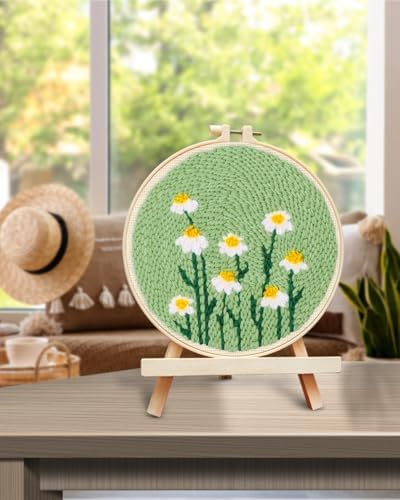 TINDTOP Punch Needle Kit, Daisy Punch Embroidery Kits for Adults - Image 5