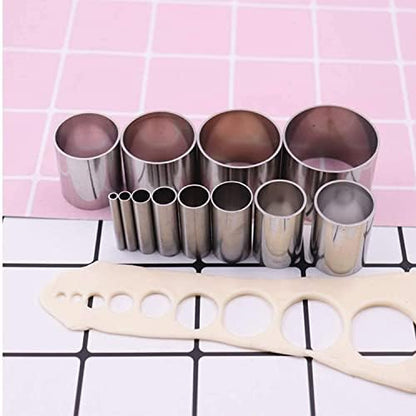 Yayatty Polymer Clay Tools, Acrylic Clay Roller, Acrylic Sheet, Rotary Cutting Mat, Round Polymer Clay Cutters with Clay Slicer Blade for Pottery and Sculpture, 22 PCS - Image 3