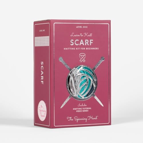 The Spinning Hand Knitting Kit for Beginners Adults – Educator-Designed, Self-Striping Wool Yarn, Bamboo Needles & Video Tutorials (Nebula) - Image 6