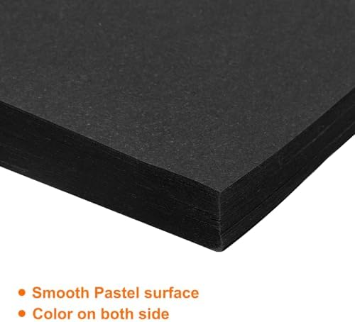 MECCANIXITY 75 Sheet Origami Paper Double Sided 8x8" Black - Image 4