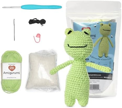 Red Heart Amigurumi Trevor The Frog Kit by RedHeart