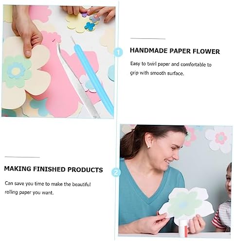 COHEALI 12pcs DIY Paper Quilling Kit Pens Piercer Tweezer Quilling Needle Pen Paper Rolling Tools - Image 5