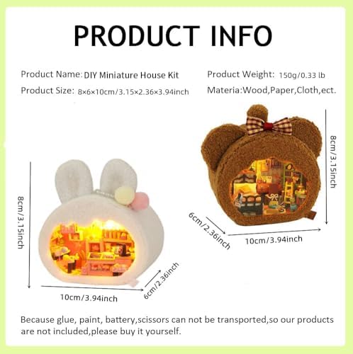 3D Wooden Book Stand Puzzle DIY Dollhouse Wood Nook Model Building Kit with LED Light for Teens and Adults to Build-Creativity Christmas Halloween - Image 2