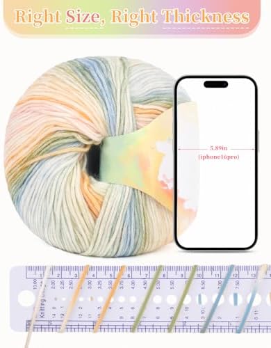 Coopay Yarn for Crocheting & Knitting, Gradient Cake Yarns (Midsummer) - Image 2