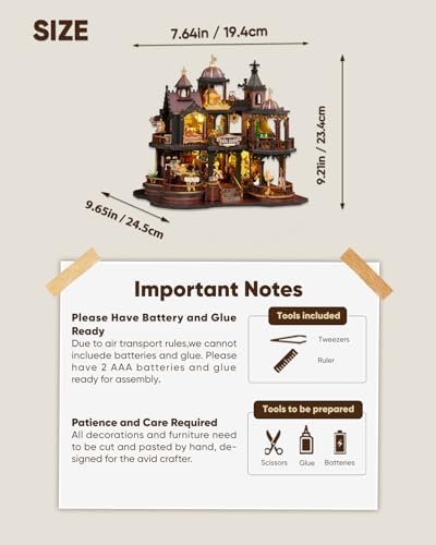 DIY Miniature House Kit Dollhouse Kit for Adults to Build Mini Magic House - Image 5