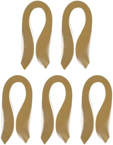 PATIKIL 600pcs Quilling Strips Paper 1/8"(3mm) 39cm Origami Paper Quilling Strip for Art DIY Hand Craft Christmas, Light Brown by PATIKIL
