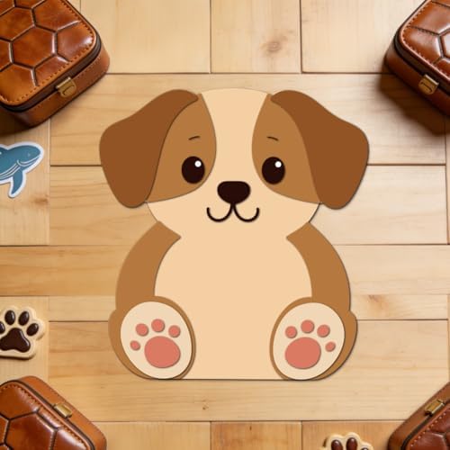3D Animals Folding Cards Cutting Die 4 Styles Cute Dog Cows Sheep Bears Rabbits Stencils with 15 Scrapbook Paper Pads & Tweezers, All-in-One Animals Craft Kit for DIY Scrapbooking Card - Image 3