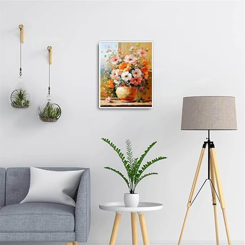 Flower Paint by Numbers Kit for Adults,Wild Daisy Adult Painting by Numbers for Beginner on Canvas,DIY Painting Kits for Home Wall Decor,Gifts (Flower5) - Image 3