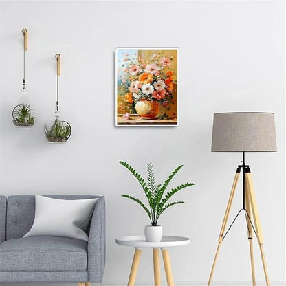 Flower Paint by Numbers Kit for Adults,Wild Daisy Adult Painting by Numbers for Beginner on Canvas,DIY Painting Kits for Home Wall Decor,Gifts (Flower5) - Image 3